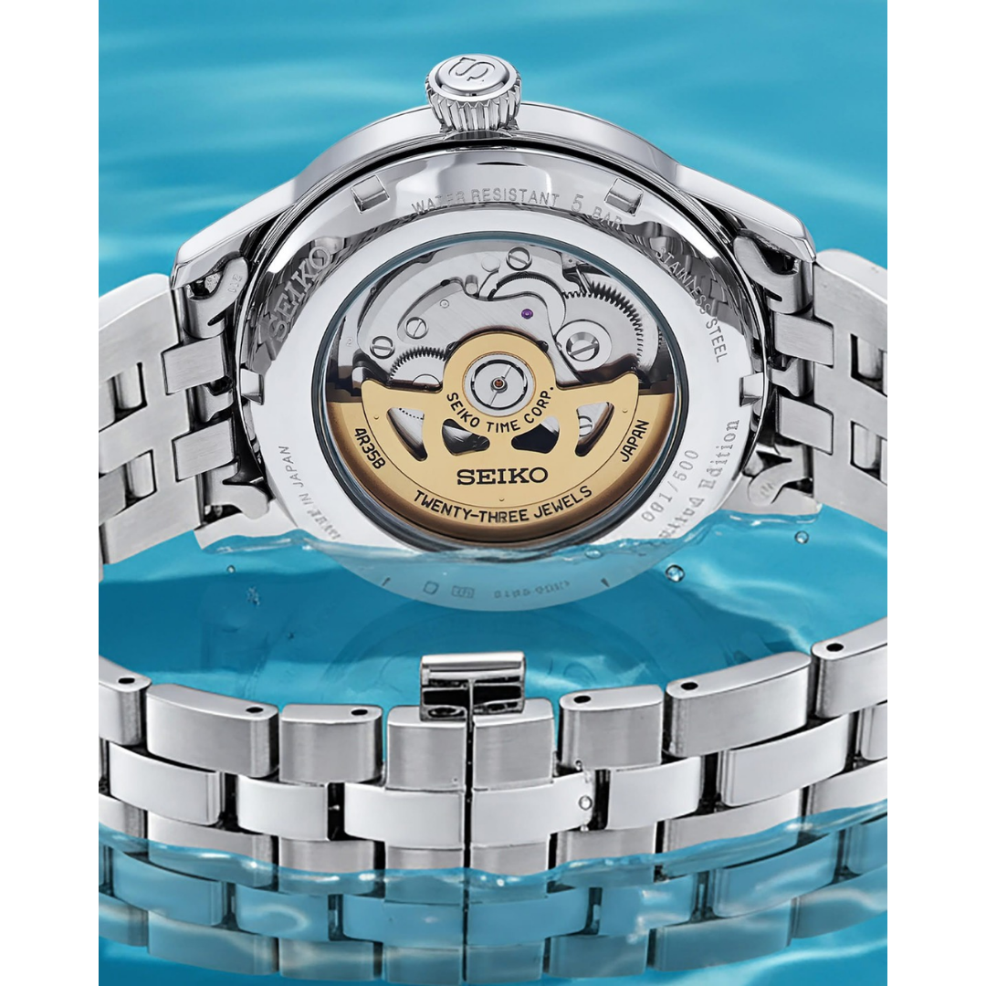 นาฬิกา SEIKO Presage Cocktail Time 'Maya Bay' รุ่น SRPM01 SRPM01J SRPM01J1 Limited Edition of 500 Pcs.