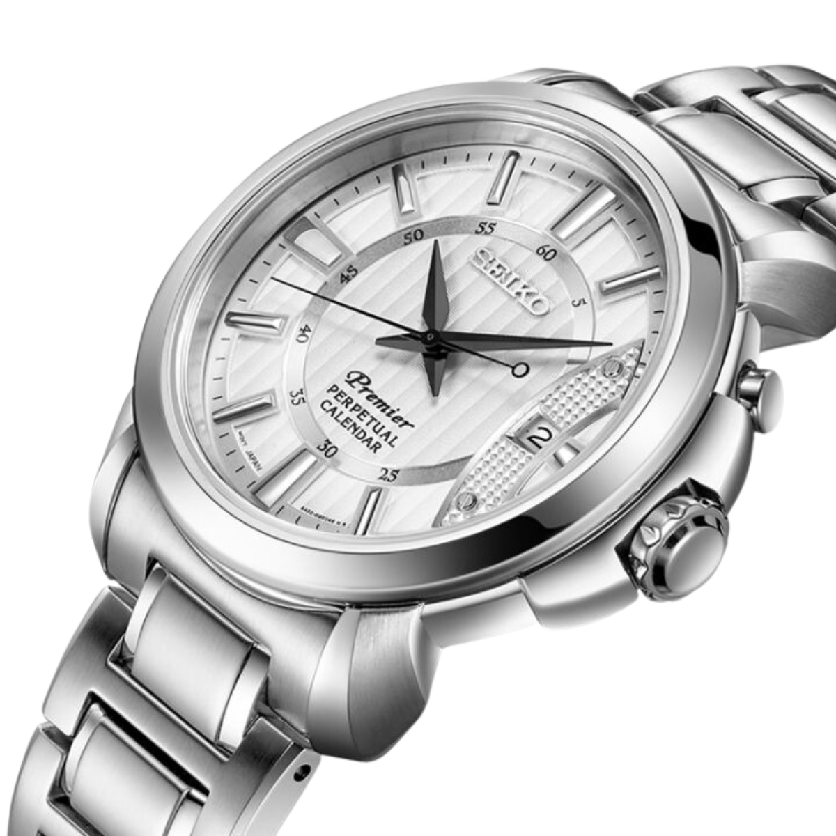 นาฬิกา SEIKO Premier Perpetual Calendar Men's Watch รุ่น SNQ155 SNQ155P SNQ155P1 Quartz