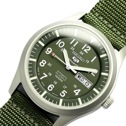 นาฬิกา SEIKO 5 Military Men's Watch รุ่น SNZG09 SNZG09K SNZG09K1 Automatic