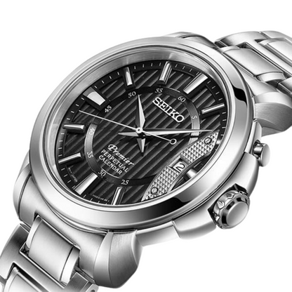 นาฬิกา SEIKO Premier Perpetual Calendar Men's Watch รุ่น SNQ159 SNQ159P SNQ159P1 Quartz
