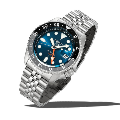 นาฬิกา SEIKO 5 Sports GMT รุ่น SSK045 SSK045K SSK045K1 'Velocity Blue' Vintage Car Special Edition