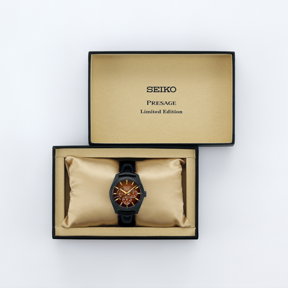 นาฬิกา SEIKO Presage Sharp Edged Series Kabuki-inspired Limited Edition of 2,000 pieces รุ่น SPB329 SPB329J SPB329J1 Automatic