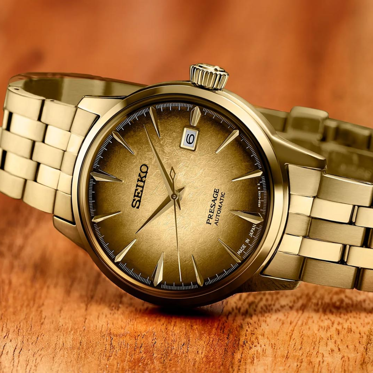 นาฬิกา SEIKO Presage Cocktail Time 'Half and Half beer' รุ่น SRPK48 SRPK48J SRPK48J1 U.S. Special Creation Automatic Men's Watch