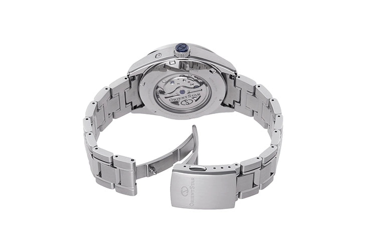 นาฬิกา ORIENT STAR Contemporary Moon Phase รุ่น RE-AY0005A Mother of Pearl Mechanical Men's Watch