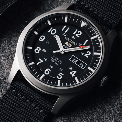 นาฬิกา SEIKO 5 Military Men's Watch รุ่น SNZG15 SNZG15K SNZG15K1 Automatic