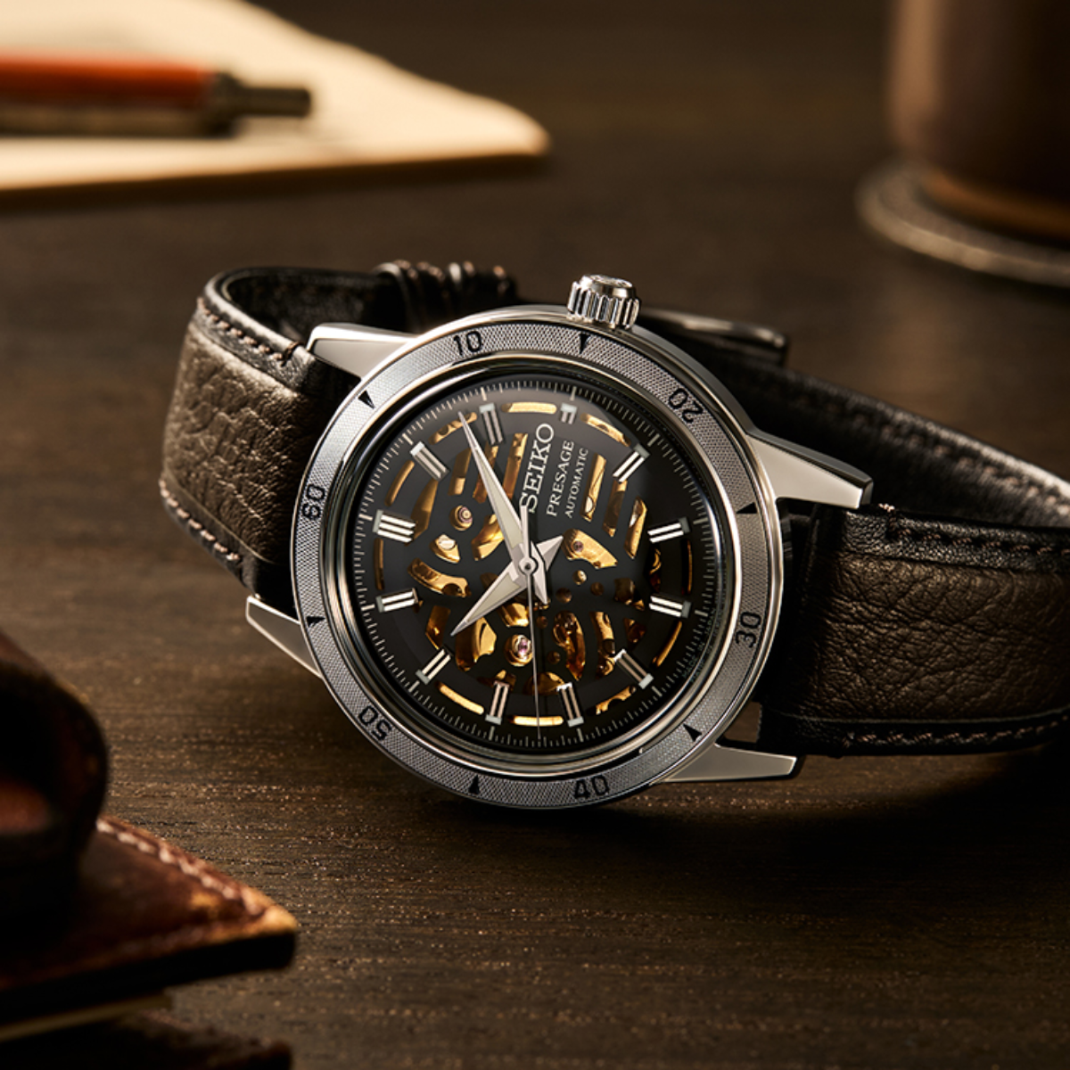 นาฬิกา SEIKO Presage Style 60s ‘Elegant yet Rugged’ รุ่น SSA461 SSA461J SSA461J1  Biker style