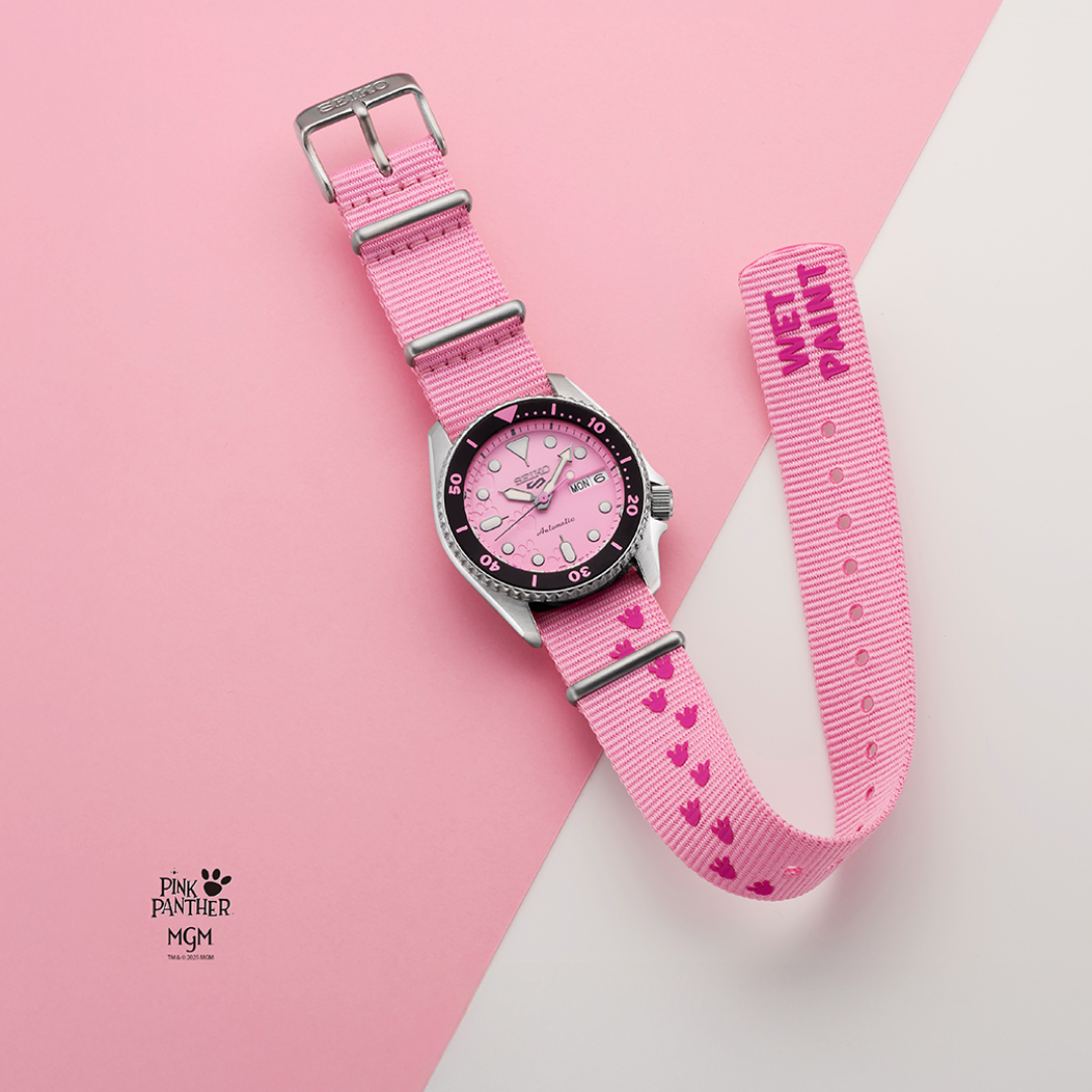 นาฬิกา SEIKO 5 Sport x Pink Panther รุ่น SRPM07 SRPM07K SRPM07K1 Limited Edition of 9,999 Pcs.