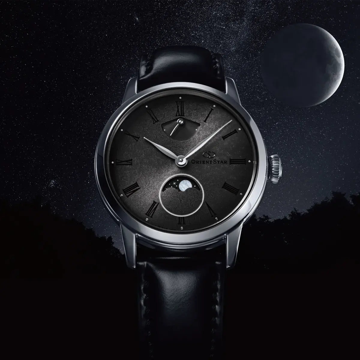 นาฬิกา ORIENT STAR 'A Graceful Gassage of Time' รุ่น RE-BW0005N Moon Phase Limited Edition of 140 pcs. Mechanical Men's watch