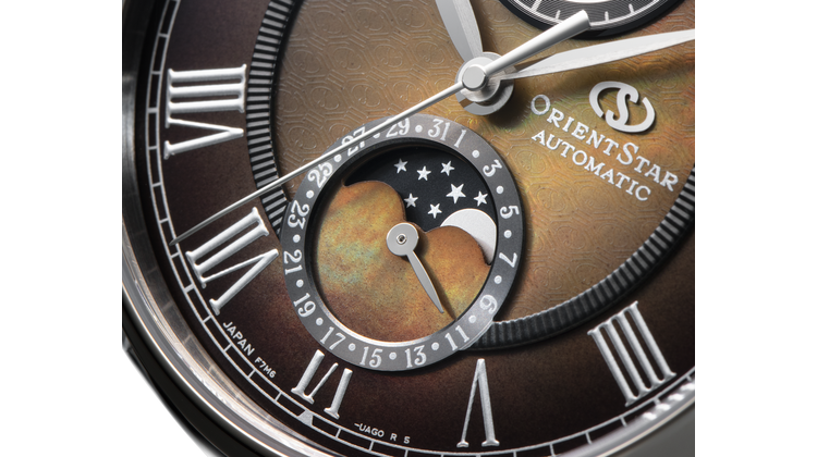 นาฬิกา ORIENT STAR M45 F7 Mechanical Moon Phase รุ่น RE-AY0121A 'Lake Tazawa' Limited Edition of 180 pcs.