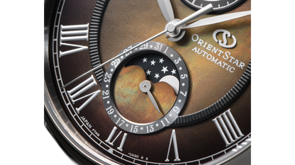 นาฬิกา ORIENT STAR M45 F7 Mechanical Moon Phase รุ่น RE-AY0121A 'Lake Tazawa' Limited Edition of 180 pcs.