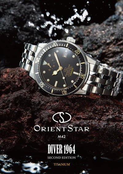 นาฬิกา ORIENT STAR Sports Mechanical รุ่น RE-AU0702B M42 Diver 1964 2nd Edition F6 Date 200m Titanium Limited Edition 365 pcs.