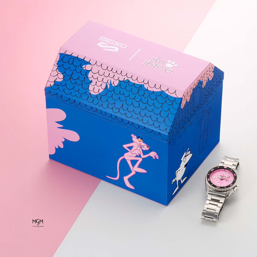 นาฬิกา SEIKO 5 Sport x Pink Panther รุ่น SRPM07 SRPM07K SRPM07K1 Limited Edition of 9,999 Pcs.