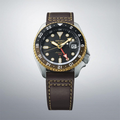 นาฬิกา SEIKO 5 Sports SKX Series GMT Men's Watch รุ่น SSK036 SSK036K SSK036K1 Automatic