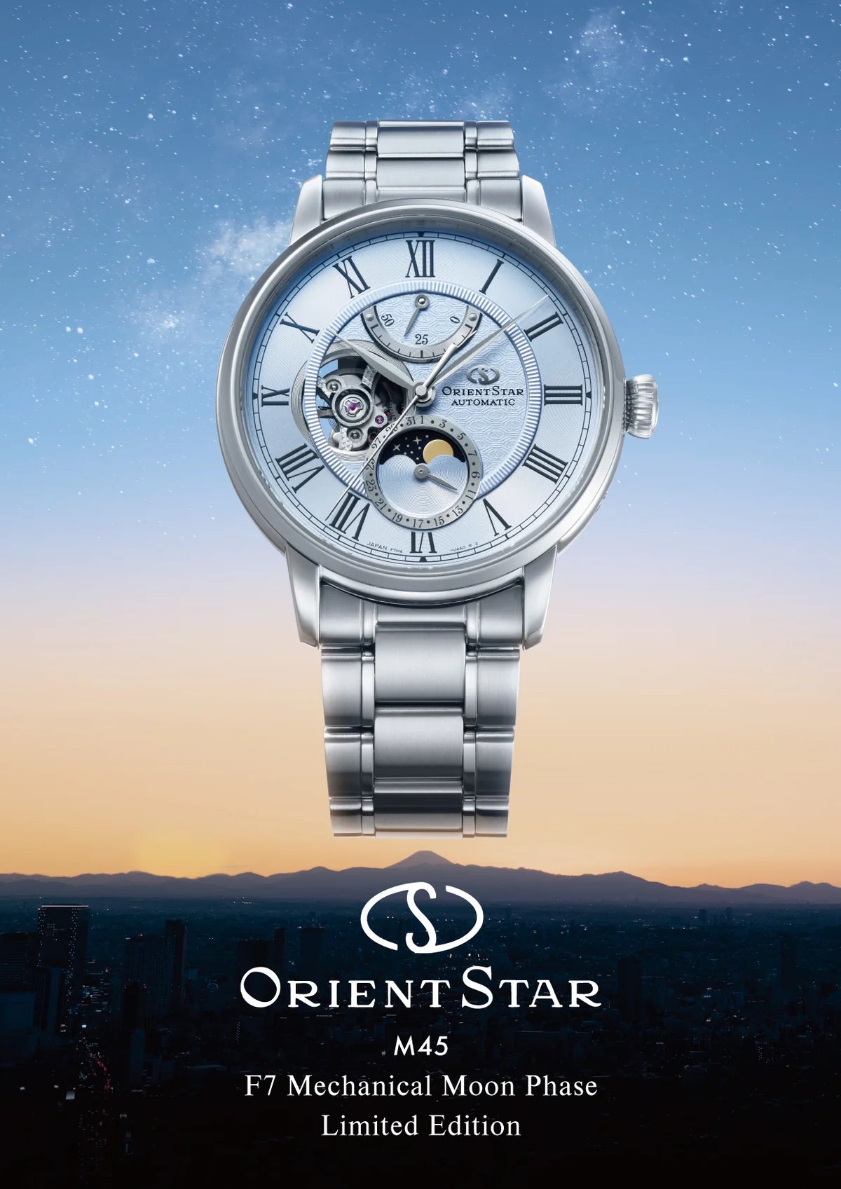 นาฬิกา ORIENT STAR Classic รุ่น RE-BT0007L Moon Phase Limited Edition of 190 pcs. Mechanical Men's watch