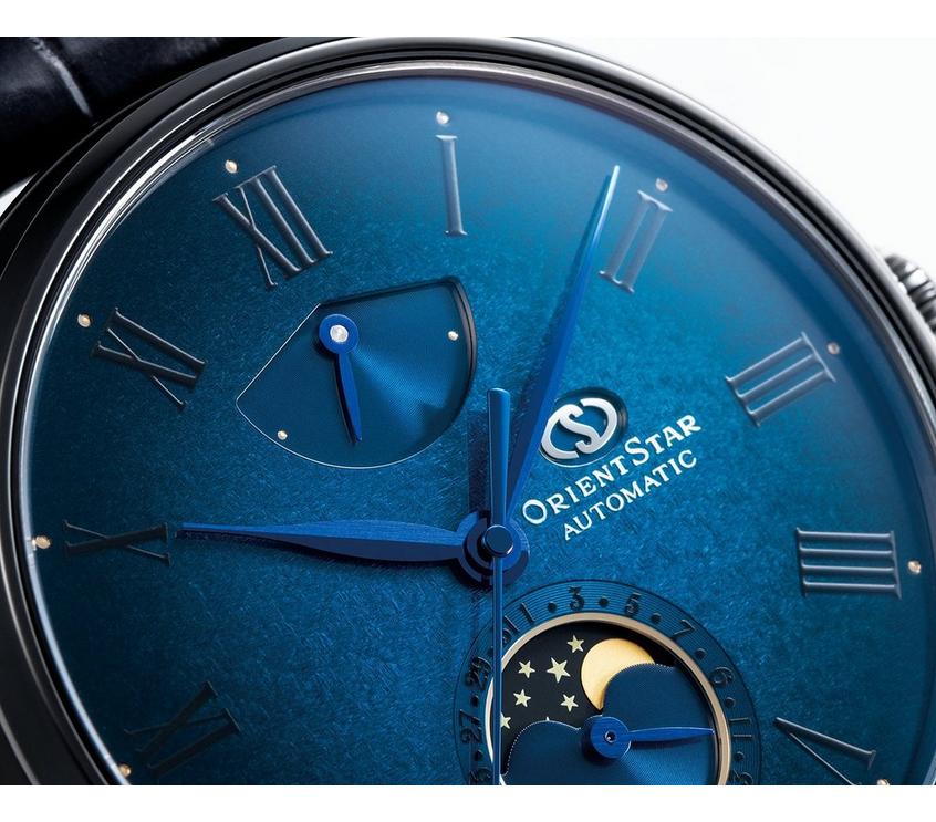 นาฬิกา ORIENT STAR M45 Mechanical รุ่น RE-AY0119L Moon Phase Limited Edition of 80 pcs.
