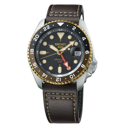 นาฬิกา SEIKO 5 Sports SKX Series GMT Men's Watch รุ่น SSK036 SSK036K SSK036K1 Automatic