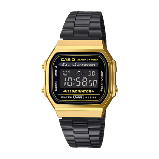 นาฬิกา Casio Vintage รุ่น A168WEGB-1B