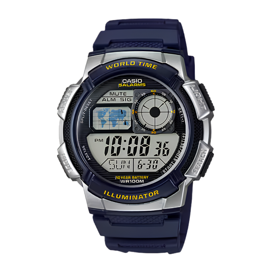 นาฬิกา Casio World Time รุ่น AE-1000W-2A