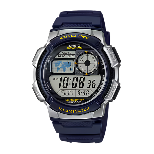 นาฬิกา Casio World Time รุ่น AE-1000W-2A