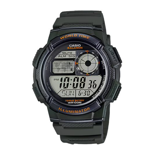 นาฬิกา Casio World Time รุ่น AE-1000W-3A