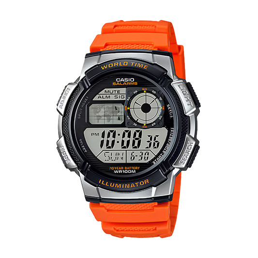 นาฬิกา Casio World Time รุ่น AE-1000W-4B