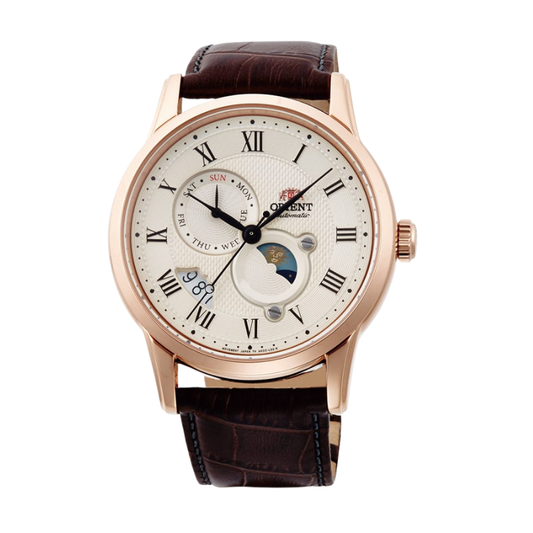 นาฬิกา ORIENT Classic รุ่น RA-AK0007S Sun & Moon Mechanical Men's watch
