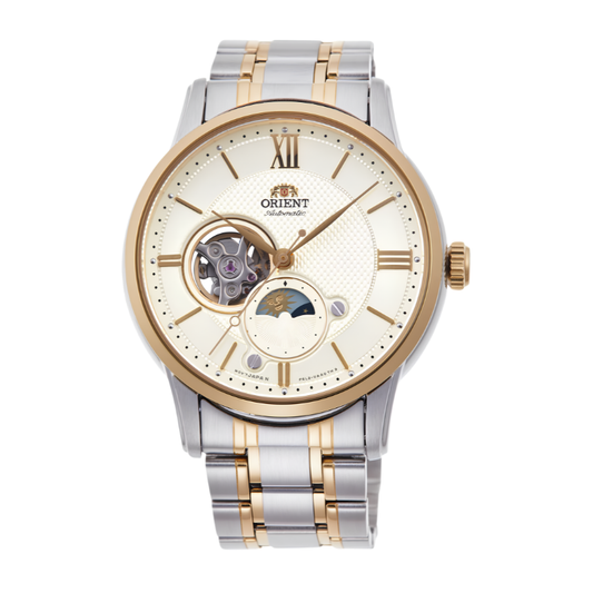 นาฬิกา ORIENT Classic รุ่น RA-AS0007S Sun & Moon Mechanical Men's watch