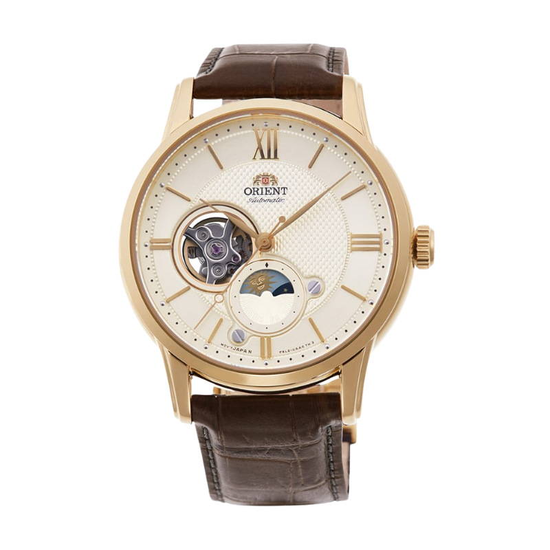 นาฬิกา ORIENT Classic รุ่น RA-AS0010S Sun & Moon Mechanical Men's watch