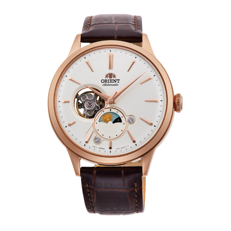 นาฬิกา ORIENT Classic รุ่น RA-AS0102S Sun & Moon Mechanical Men's watch