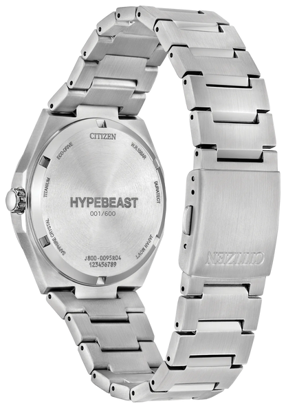 นาฬิกา CITIZEN x HYPEBEAST รุ่น AW0138-59A Super Titanium Eco-Drive Limited to 600 pieces worldwide.
