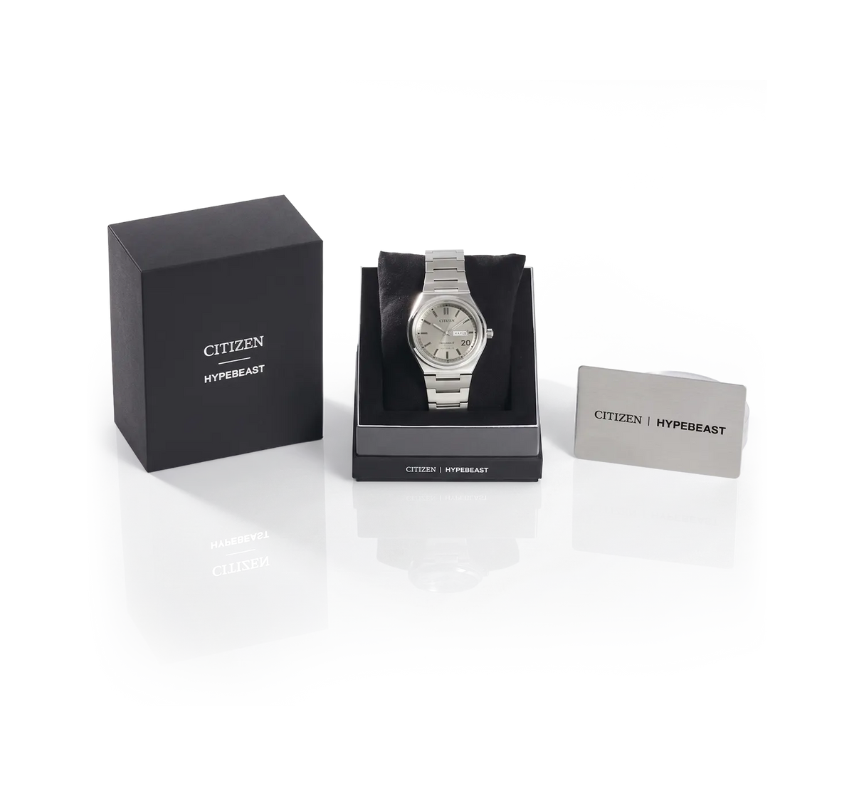 นาฬิกา CITIZEN x HYPEBEAST รุ่น AW0138-59A Super Titanium Eco-Drive Limited to 600 pieces worldwide.