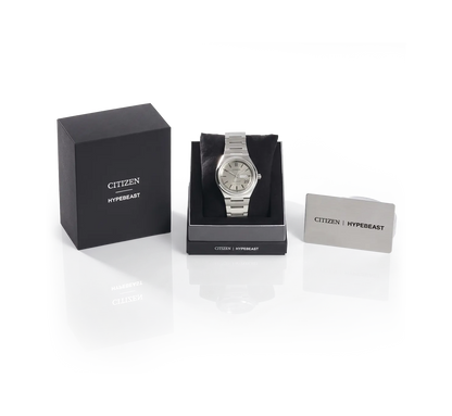 นาฬิกา CITIZEN x HYPEBEAST รุ่น AW0138-59A Super Titanium Eco-Drive Limited to 600 pieces worldwide.
