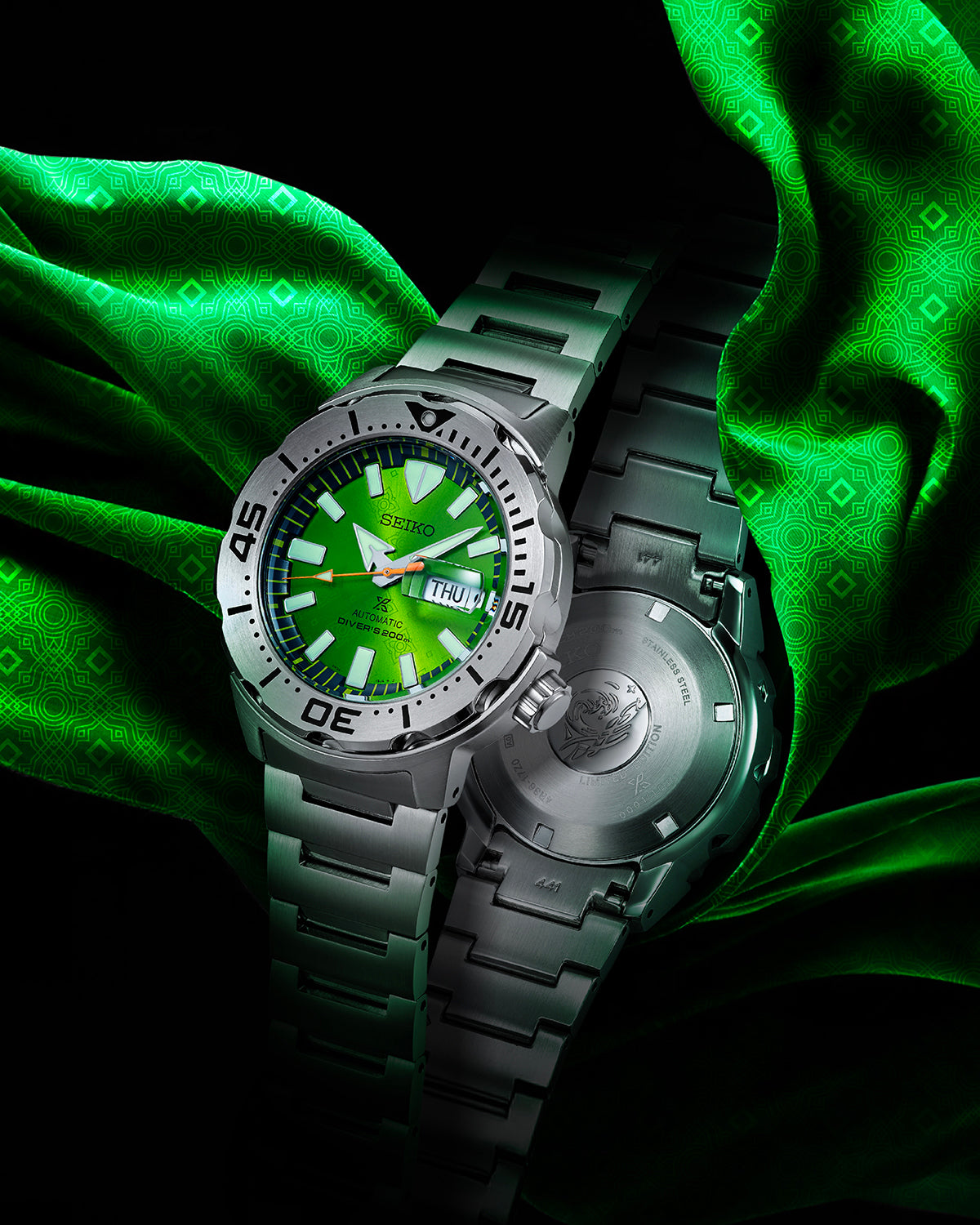 นาฬิกา SEIKO Prospex Diver’s รุ่น SRPL41 SRPL41K SRPL41K1 Asia Limited Edition The ‘Prajam Yam’ traditional art pattern (1,000 units)
