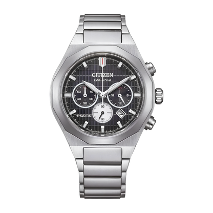 นาฬิกา CITIZEN Zenshin Chrono รุ่น CA4690-51E Super Titanium Eco-Drive
