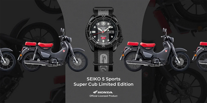 นาฬิกา SEIKO 5 Sports รุ่น SRPJ75 SRPJ75K SRPJ75K1 Super Cub Limited Edition of 5,000 Pcs.