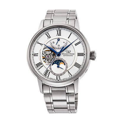 นาฬิกา ORIENT STAR Classic รุ่น RE-AY0102S Moon Phase Mechanical Men's Watch