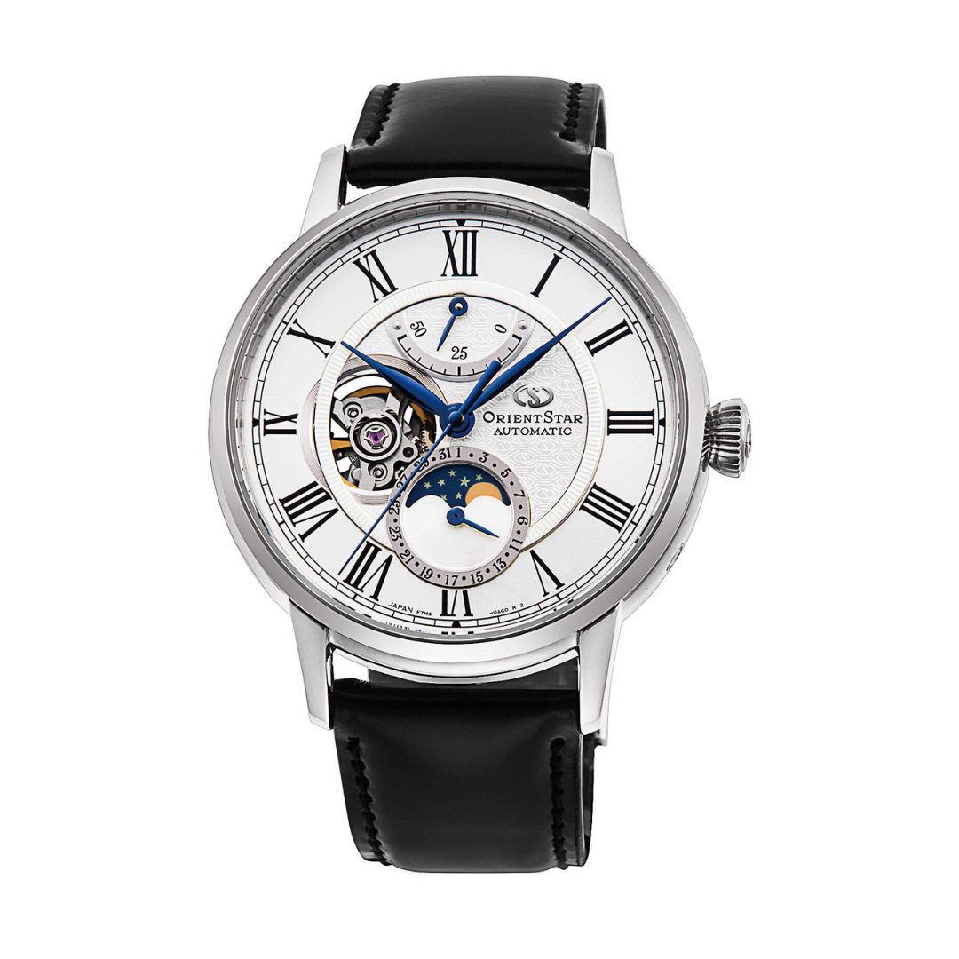 นาฬิกา ORIENT STAR Classic รุ่น RE-AY0106S Moon Phase Mechanical Men's Watch