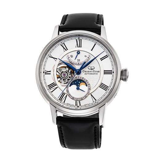 นาฬิกา ORIENT STAR Classic รุ่น RE-AY0106S Moon Phase Mechanical Men's Watch