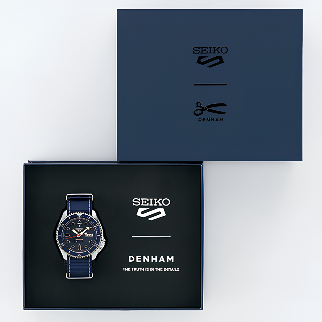 นาฬิกา SEIKO 5 Sports รุ่น SRPL35 SRPL35K SRPL35K1 DENHAM Limited Edition of 2,000 Pcs.