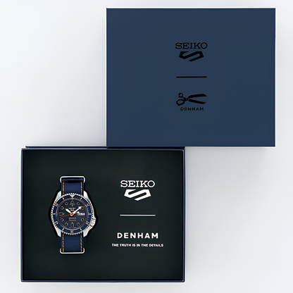 นาฬิกา SEIKO 5 Sports รุ่น SRPL35 SRPL35K SRPL35K1 DENHAM Limited Edition of 2,000 Pcs.