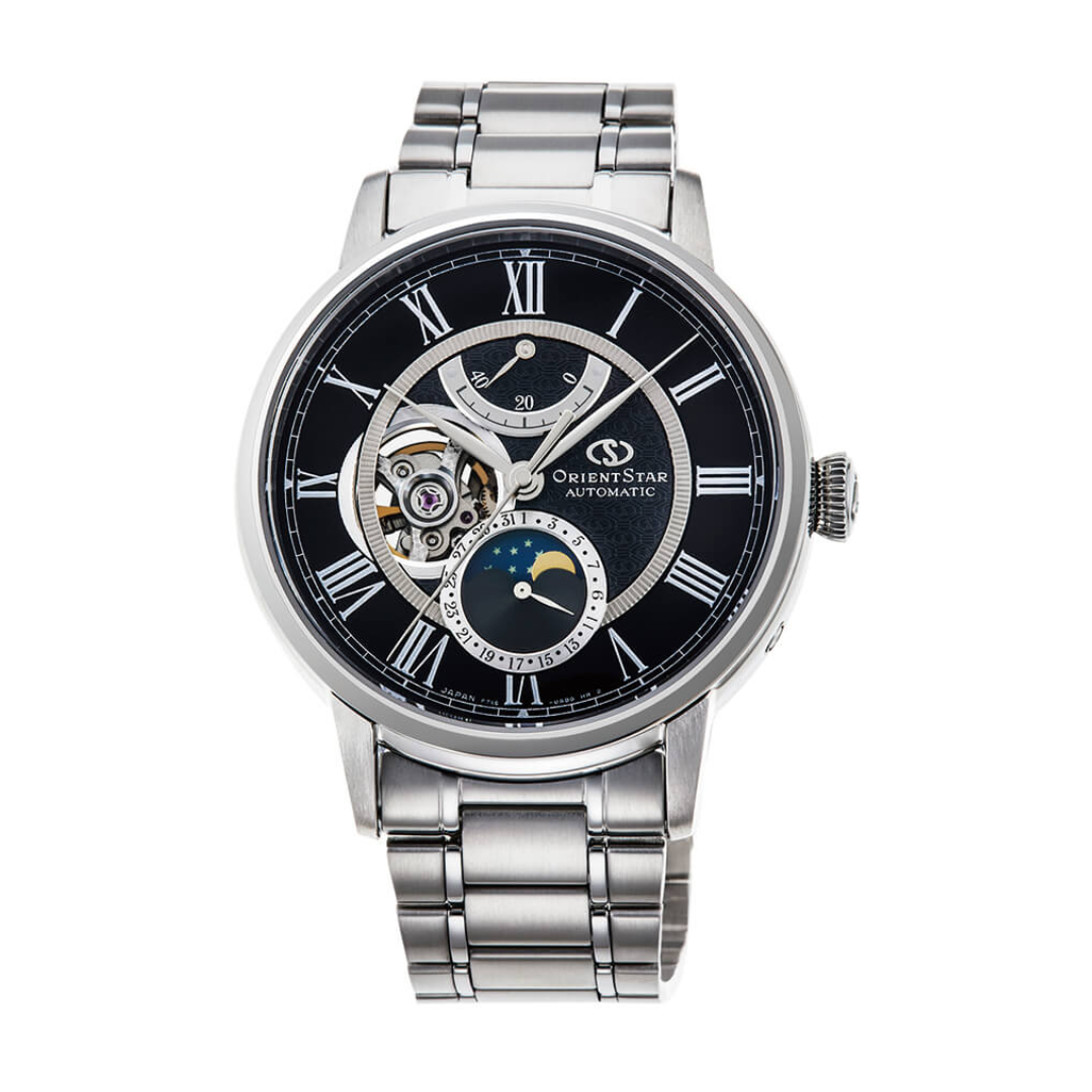 นาฬิกา ORIENT STAR Classic รุ่น RE-AM0004B Moon Phase Mechanical Men's Watch