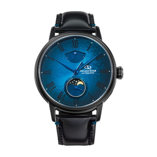นาฬิกา ORIENT STAR M45 Mechanical รุ่น RE-AY0119L Moon Phase Limited Edition of 80 pcs.