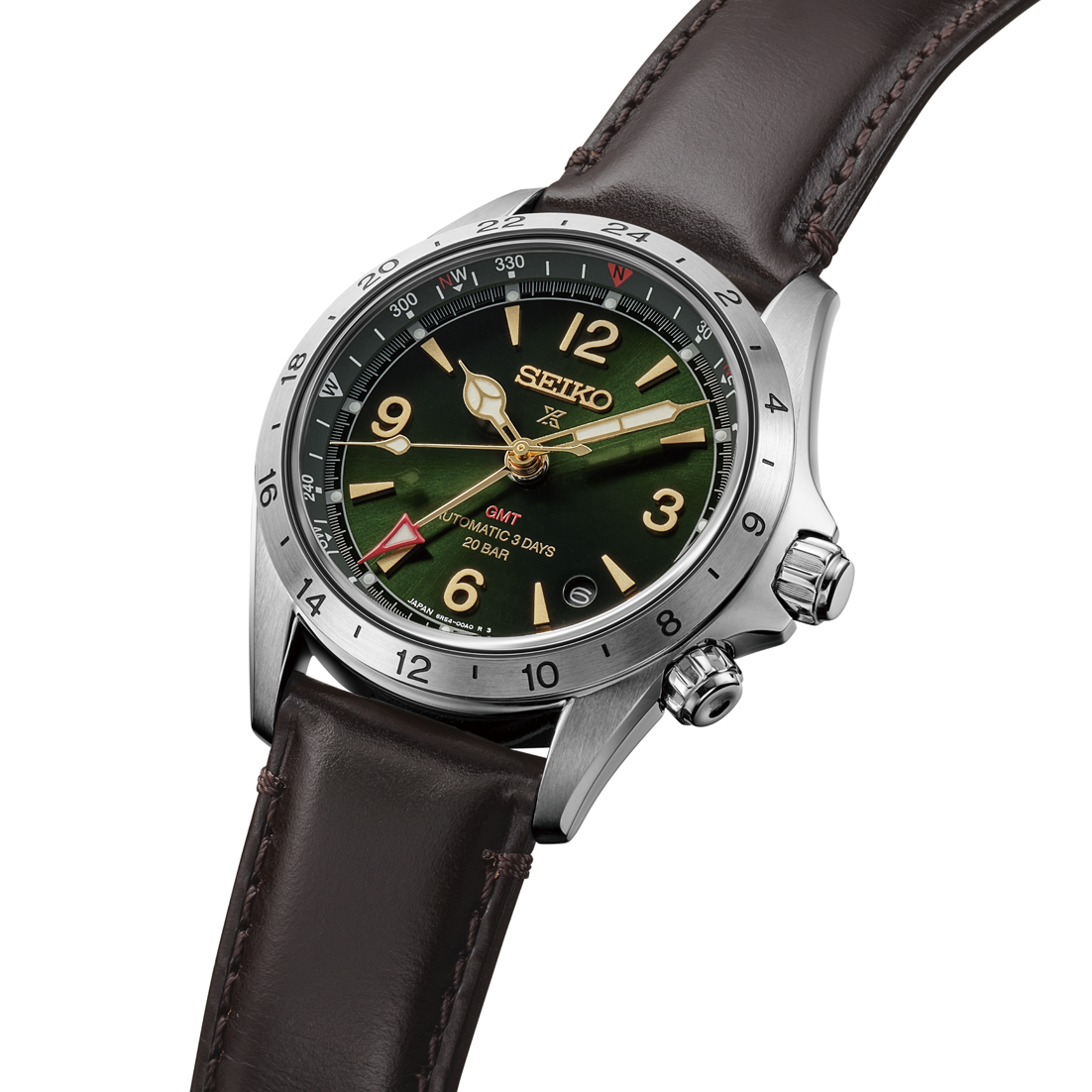 นาฬิกา SEIKO Prospex Alpinist รุ่น HBC007 HBC007J HBC007J1 Mechanical GMT Men's Watch