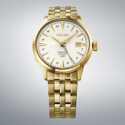 นาฬิกา SEIKO Presage GMT Cocktail Time รุ่น HCB004 HCB004J HCB004J1 'Daiquiri' Automatic Men's Watch