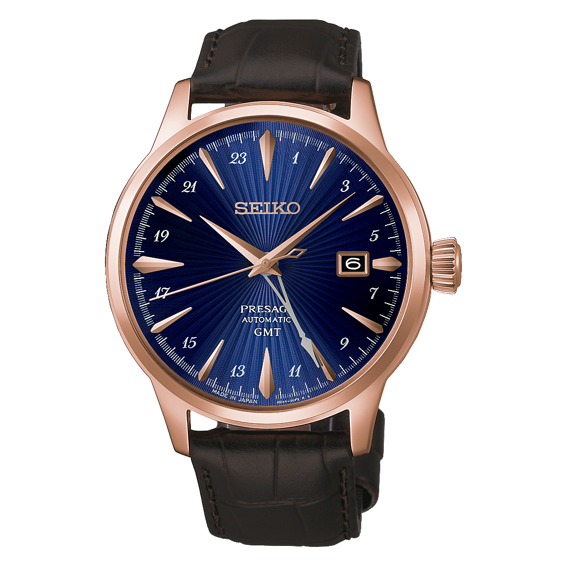 นาฬิกา SEIKO Presage GMT Cocktail Time รุ่น HCB005 HCB005J HCB005J1 'Corcovado' Automatic Men's Watch