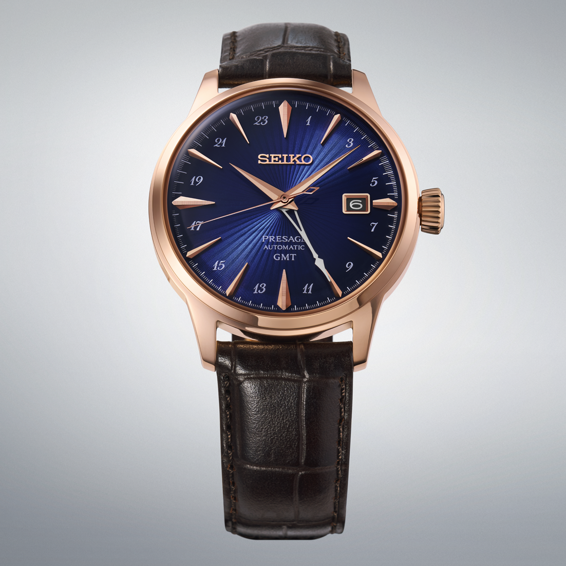 นาฬิกา SEIKO Presage GMT Cocktail Time รุ่น HCB005 HCB005J HCB005J1 'Corcovado' Automatic Men's Watch