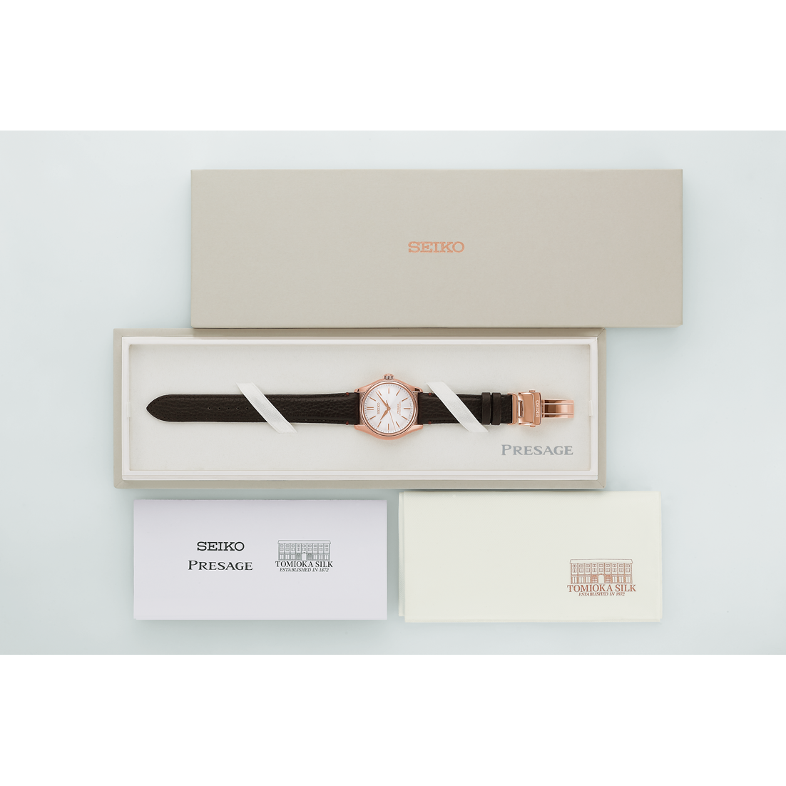 นาฬิกา Seiko Presage Classic Series รุ่น HCC008 HCC008J HCC008J1 "Tomioka Silk Promotion Organization" Limited Edition of 2,000 Pcs.