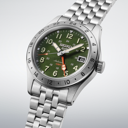 นาฬิกา SEIKO 5 Sports GMT รุ่น HDB001 HDB001K HDB001K1 Automatic Men's Watch