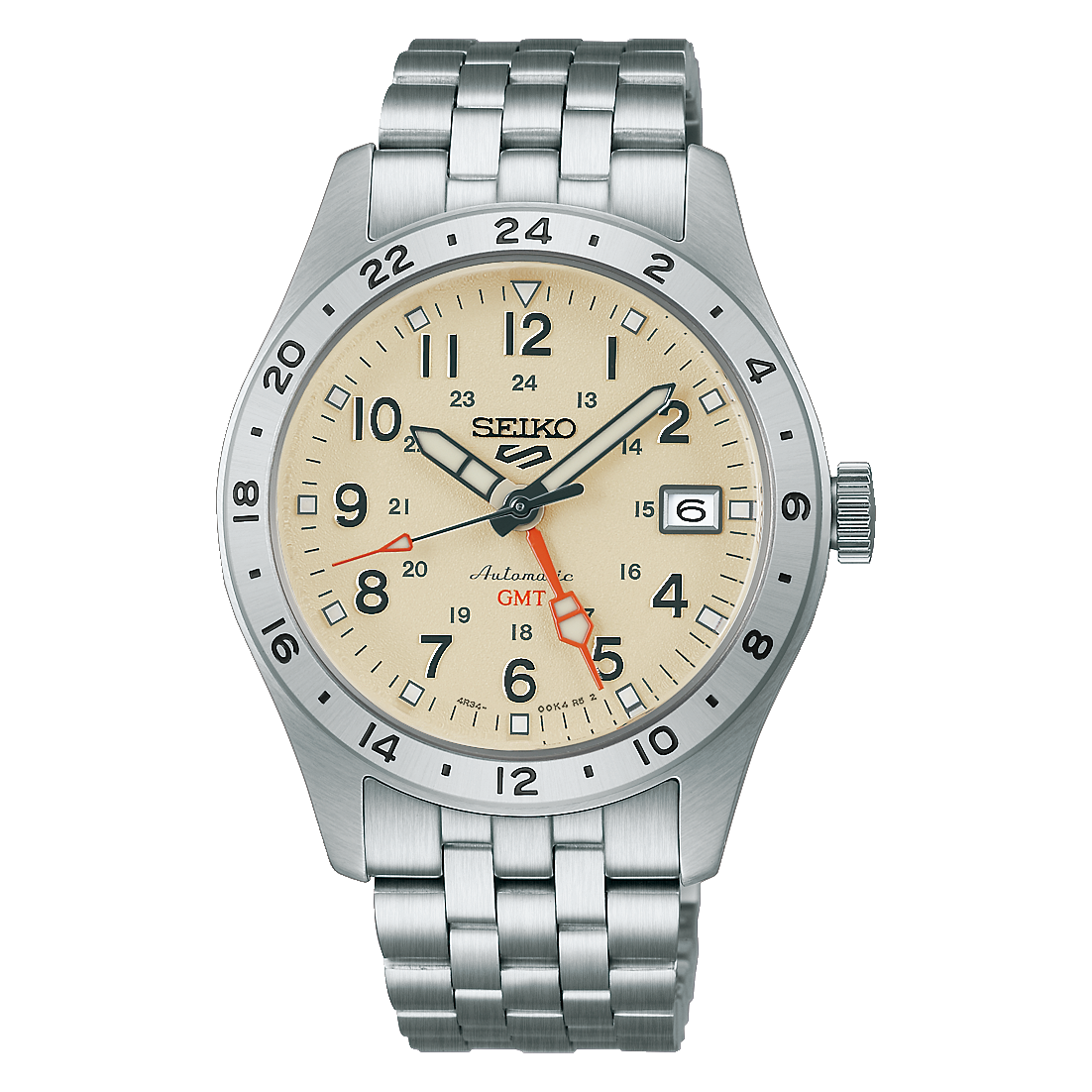 นาฬิกา SEIKO 5 Sports GMT รุ่น HDB002 HDB002K HDB002K1 Automatic Men's Watch