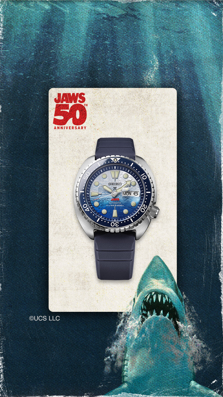นาฬิกา SEIKO Prospex รุ่น SRPL81 SRPL81J SRPL81J1 JAWS 50th Anniversary Limited Edition of 5,000 Pcs.